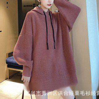 Rib Knit Hoodie