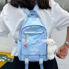 Iridescent Zip Backpack / Bag Charm