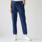 Drawcord-waist Jogger Jeans