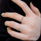 Set Of 2: Ring Gold - One Size