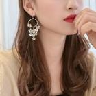 Flower Chandelier Earring / Clip-on Earring