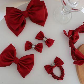 Bow Fabric Hair Clip / Headband / Hair Clamp / Hair Tie