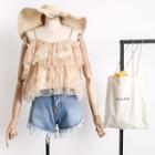 Layered Sleeveless Mesh Top