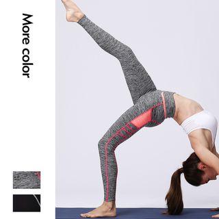 Sport Contrast Trim Yoga Pants