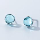 925 Sterling Silver Bead Stud Earring 1 Pair - As Shown In Figure - One Size