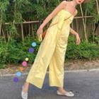 Buckle Spaghetti Strap Jumpsuit