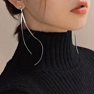 925 Sterling Silver Fringed Earring