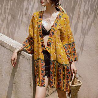 Print Cover-up Yellow - One Size