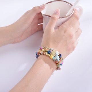 Stone Layered Bracelet