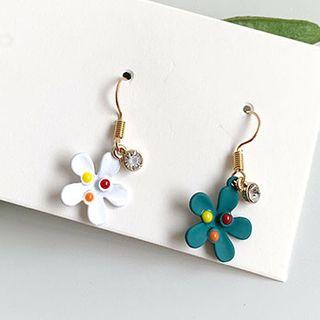 Flower Dangle Earring 1 Pair - Earring - As Shown In Figure - One Size