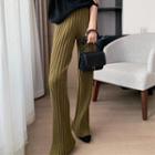 Pleated Knit Pants