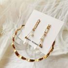 Ball Drop Earring 1 Pair - As Shown In Figure - One Size