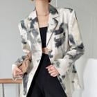 Tie-dyed Loose-fit Blazer