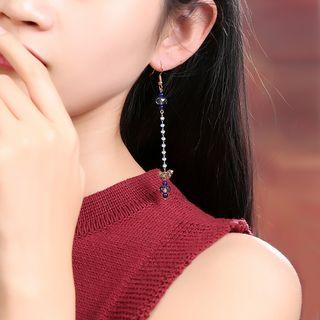 Non-matching Cloisonne Dangle Earring