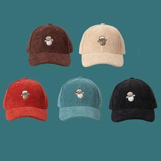 Cartoon Corduroy Cap