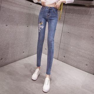 Butterfly Skinny Jeans