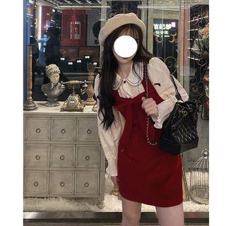 Plain Mini Bodycon Overall Dress