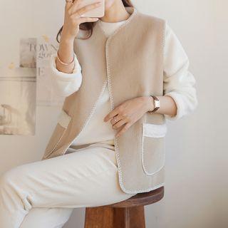 Stitched Corduroy Vest