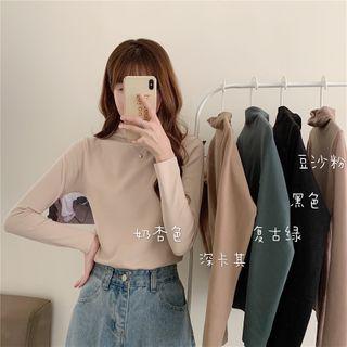 Long-sleeve Mock-neck T-shirt / Camisole