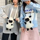 Furry Sheep Crossbody Bag As Shown In Figure - One Size