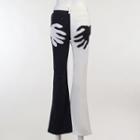 High-waist Panel Boot-cut Jeans