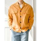Flap-pocket Boxy Jacket In 8 Colors