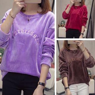 Plush Printed Pullover