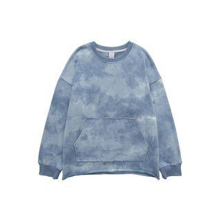 Long-sleeve Tie Dye Pullover