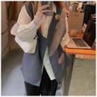 Cut-out Shirt / Open-front Vest