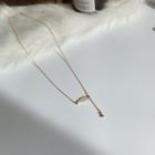 Wing Pendant Necklace 1 Pc - Wing Pendant Necklace - Gold - One Size