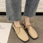 Plain Lace Up Loafers
