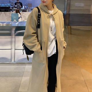 Long Zip Up Hoodie