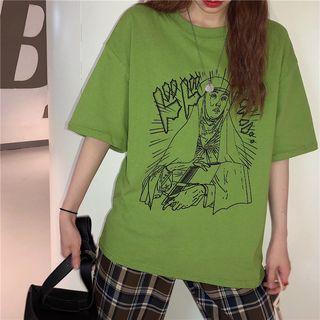 Pattern Short-sleeve T-shirt