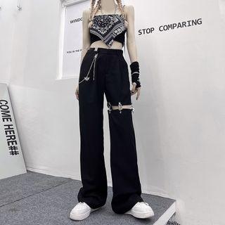 Detachable Wide Leg Pants
