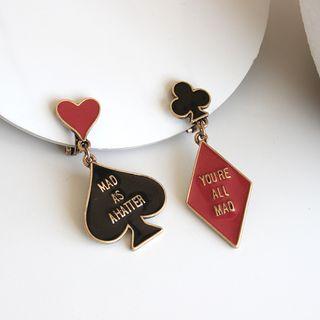 Poker Statement Earring