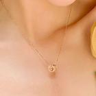 Stainless Steel Clover Pendant Necklace 1663 - Necklace - One Size