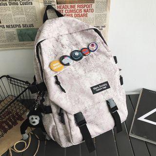 Tie-dyed Buckled Backpack
