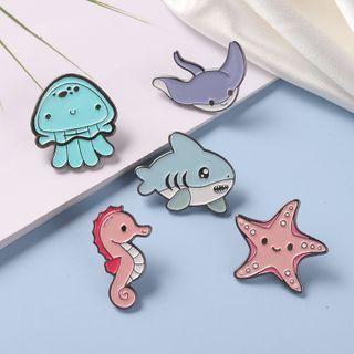 Marine Life Brooch (various Designs)