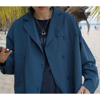 Notch Lapel Shirt Jacket
