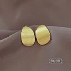 Geometric Alloy Earring 1 Pair - Milky White - One Size