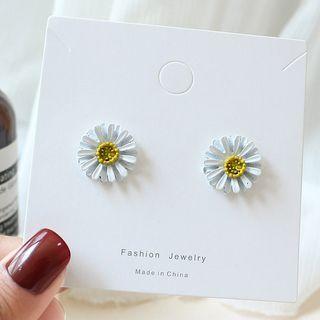 Alloy Flower Earring 1 Pair - Earring - One Size