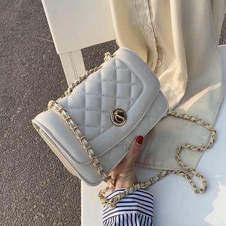 Chain Quilted Crossbody Bag
