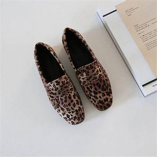 Faux-suede Loafers In 2 Designs