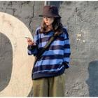 Striped Pullover / Wide-leg Pants