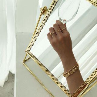 Charm Elastic Bracelet Gold - One Size