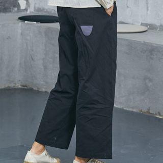 Canvas Straight Leg Pants