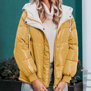 Padded Hooded Zipped Jacket
