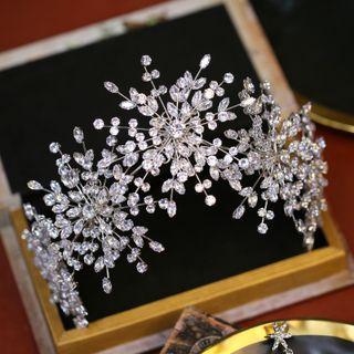 Wedding Rhinestone Headband / Earring / Set