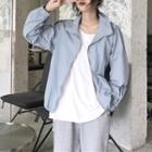Mock Neck Zip Jacket