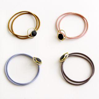 Alloy Flower Hair Tie